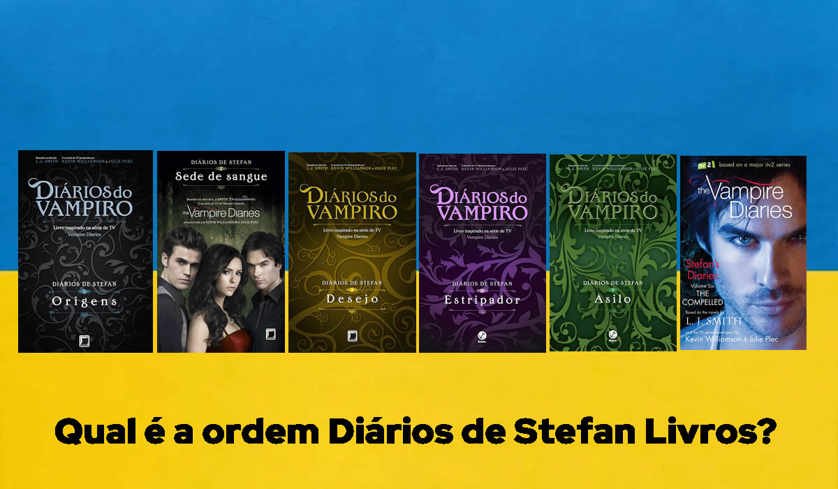 Qual é a ordem Diários de Stefan Livros?