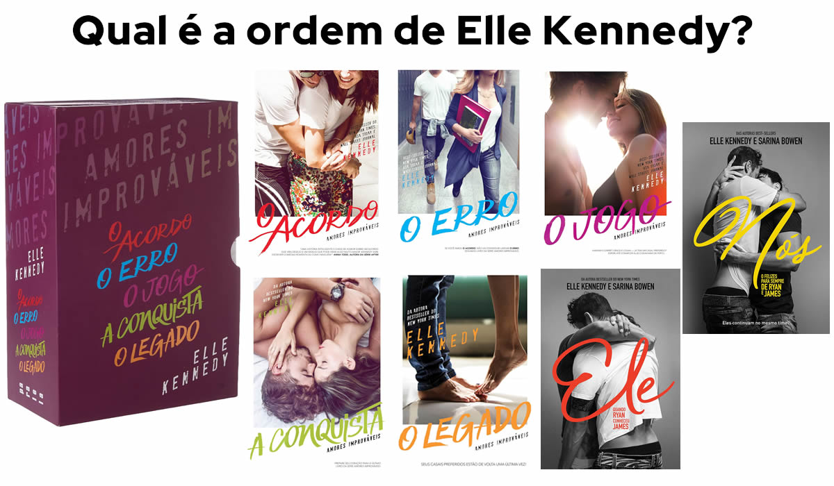 Qual é a ordem de Elle Kennedy