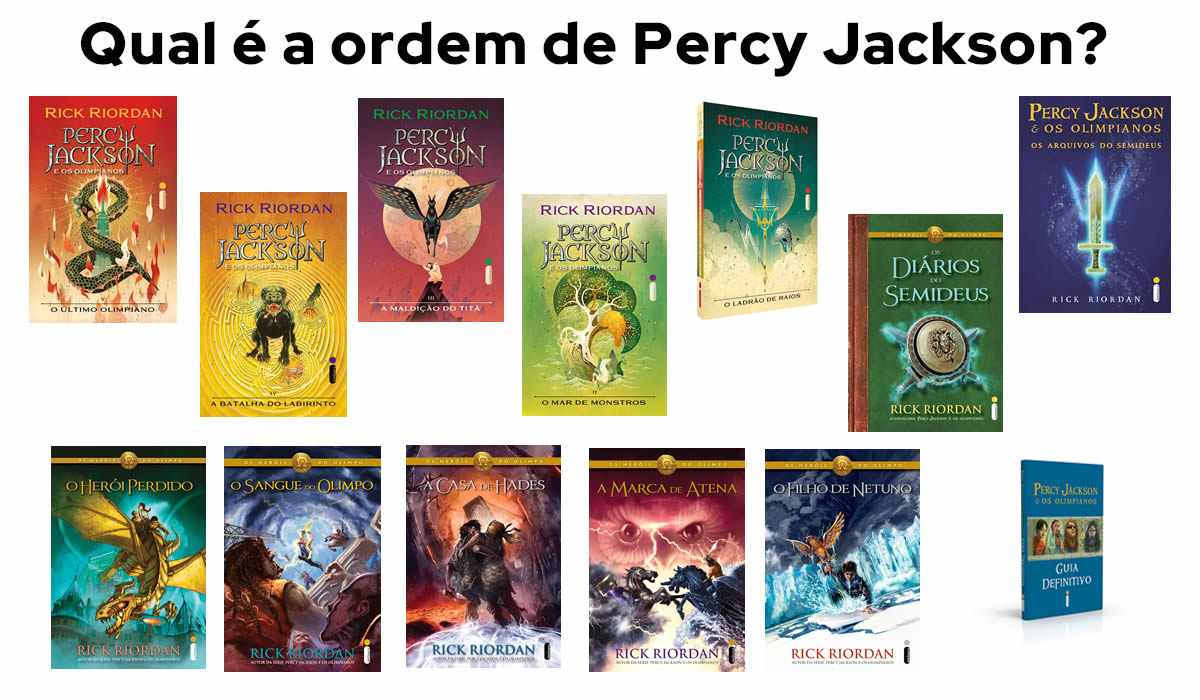 Qual é a ordem de Percy Jackson