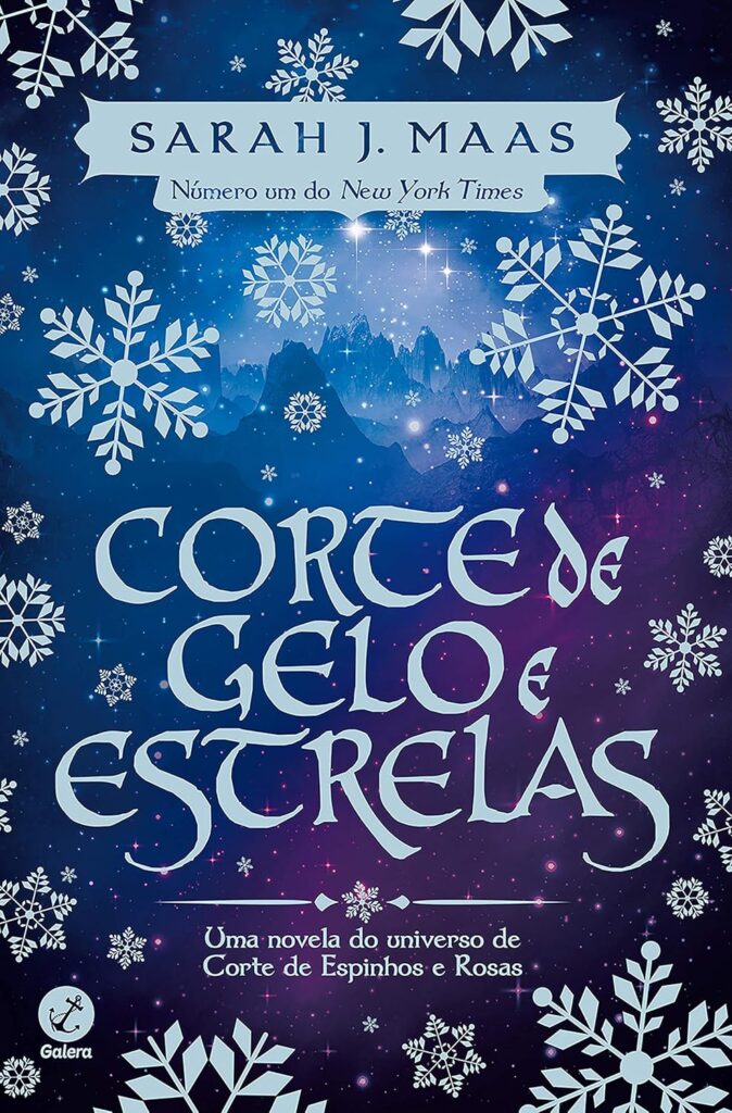 Corte de gelo e estrelas